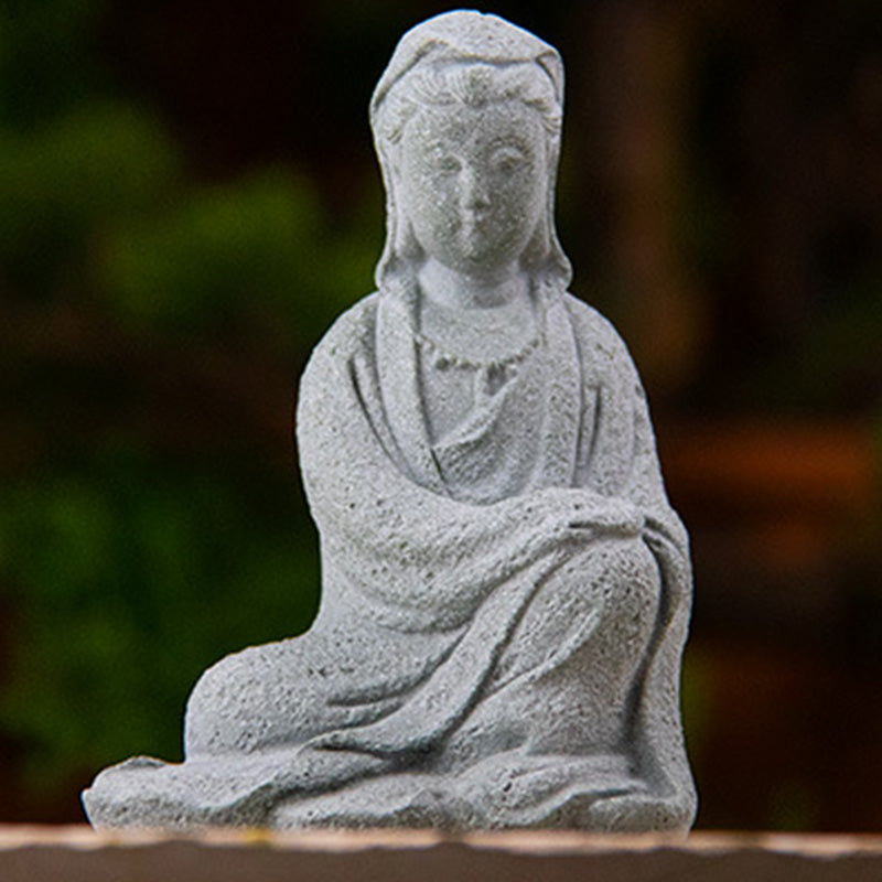 Sandstone Avalokitesvara Buddha Statue for Home Blessing