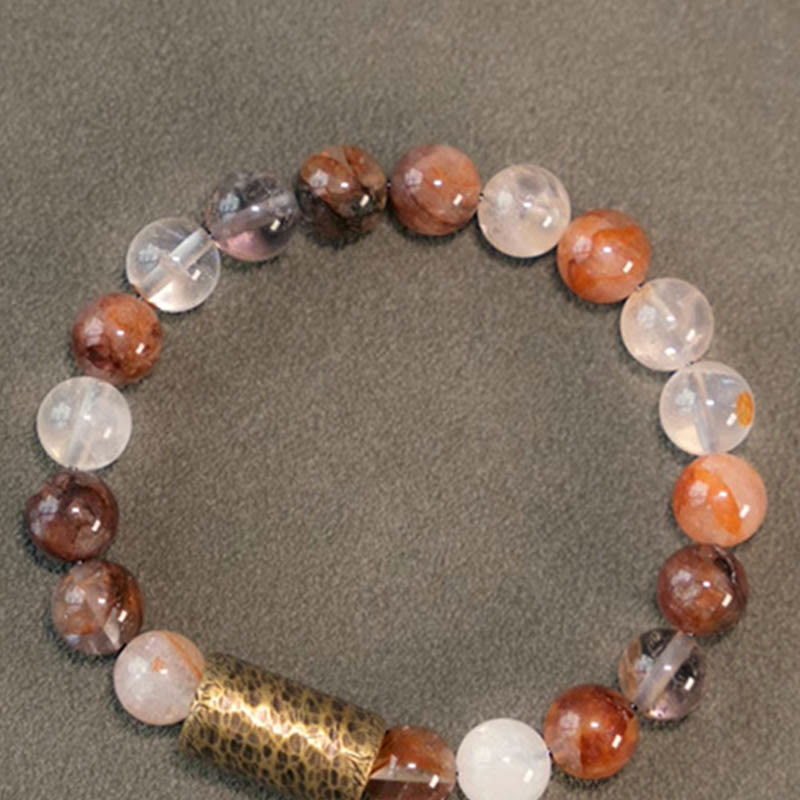 8mm Clear Quartz Protection Bracelet for Mental Clarity