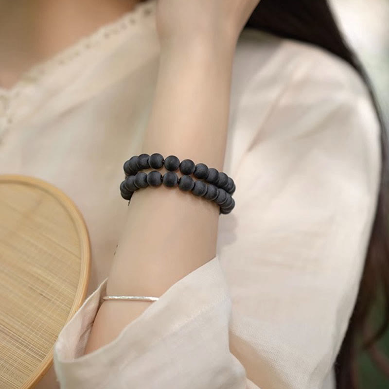 Unisex Tibetan Cypress Bodhi Lotus Healing Bracelet