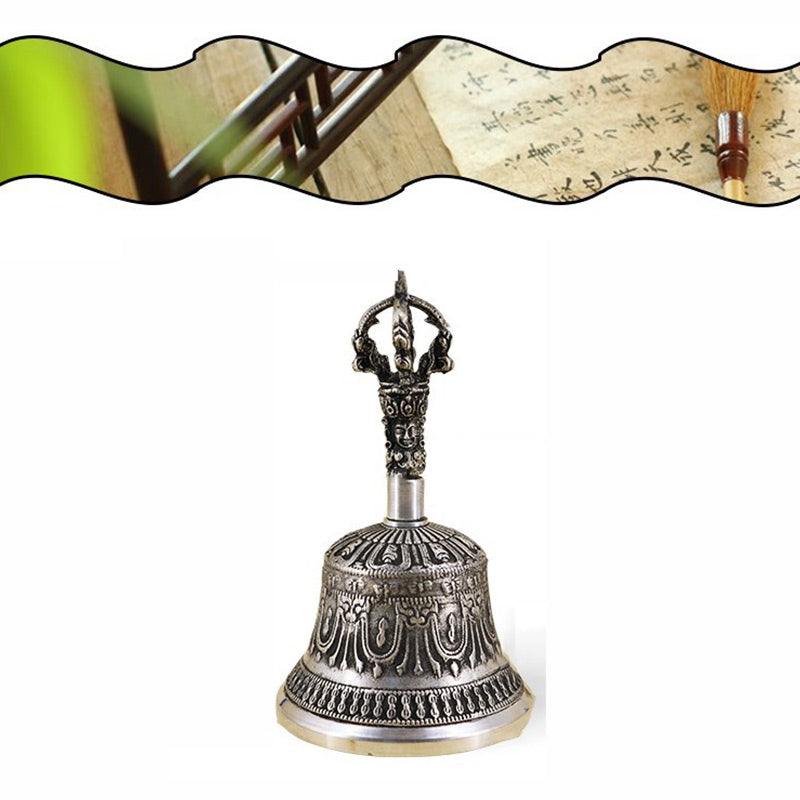 Meditation Bell and Vajra Dorje Set | Copper Ritual Supplies