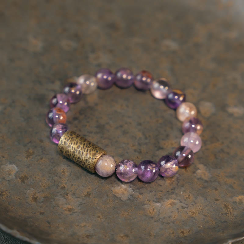8mm Clear Quartz Protection Bracelet for Mental Clarity