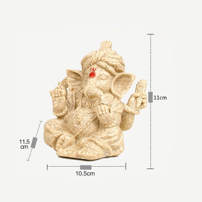 Ganesh Elephant God Statue 4.5in | Home Transformation Decor