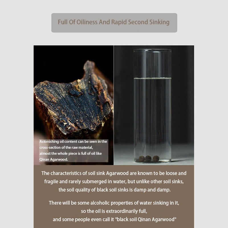 8mm Agarwood Mala Bracelet for Protection & Balance