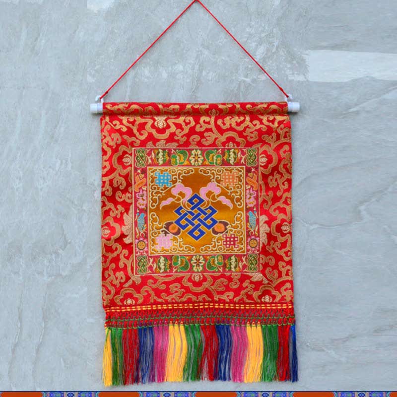 Vajra Wall Art with Bagua Map | Feng Shui Decor 32cm