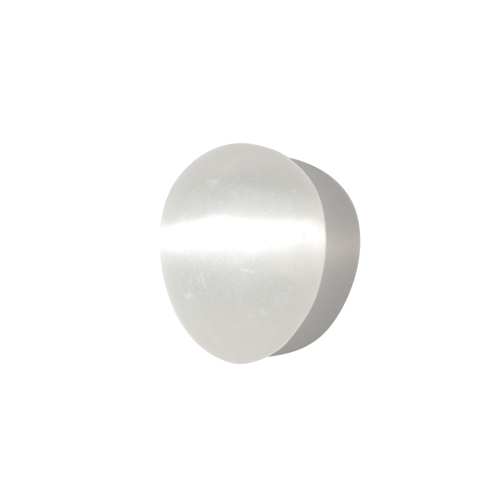 4cm Selenite Palm Stone Egg for Chakra Healing & Meditation