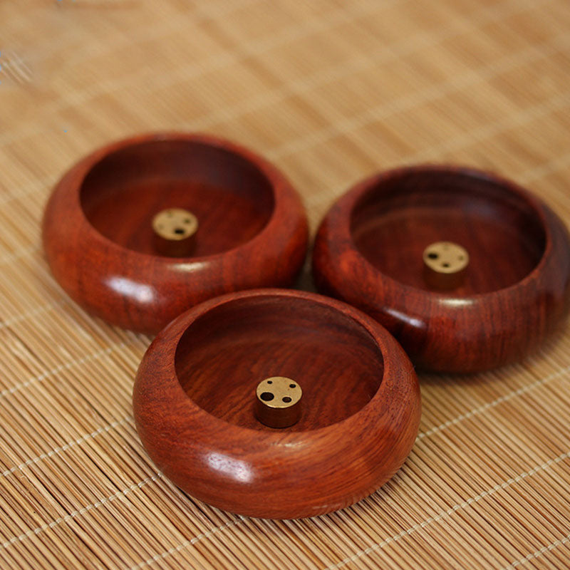 Rosewood Handcrafted Meditation Incense Burner Decoration