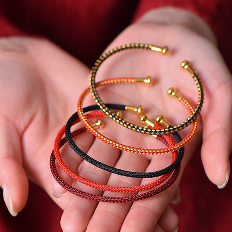 Handmade Red String Luck Bracelets for Spiritual Protection