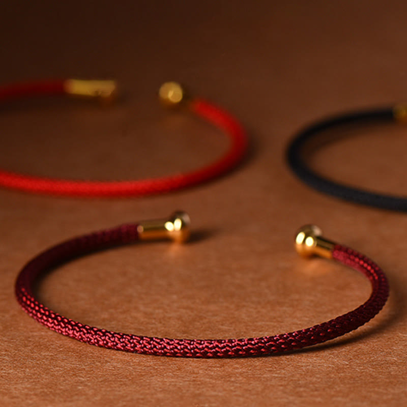 Handmade Red String Luck Bracelets for Spiritual Protection