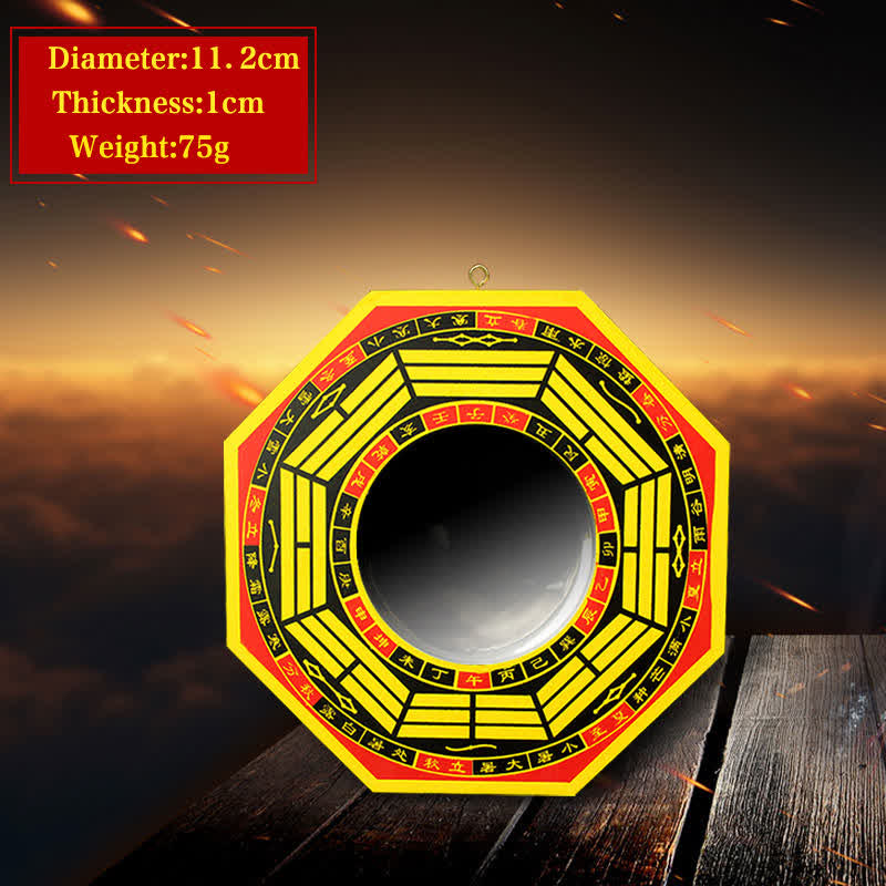 8 in Feng Shui Bagua Map Mirror for Harmony & Balance