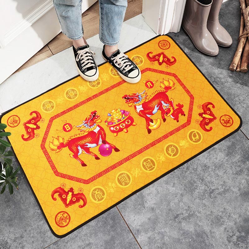 Five Elements Feng Shui Doormat for Zen Decor 50x80cm