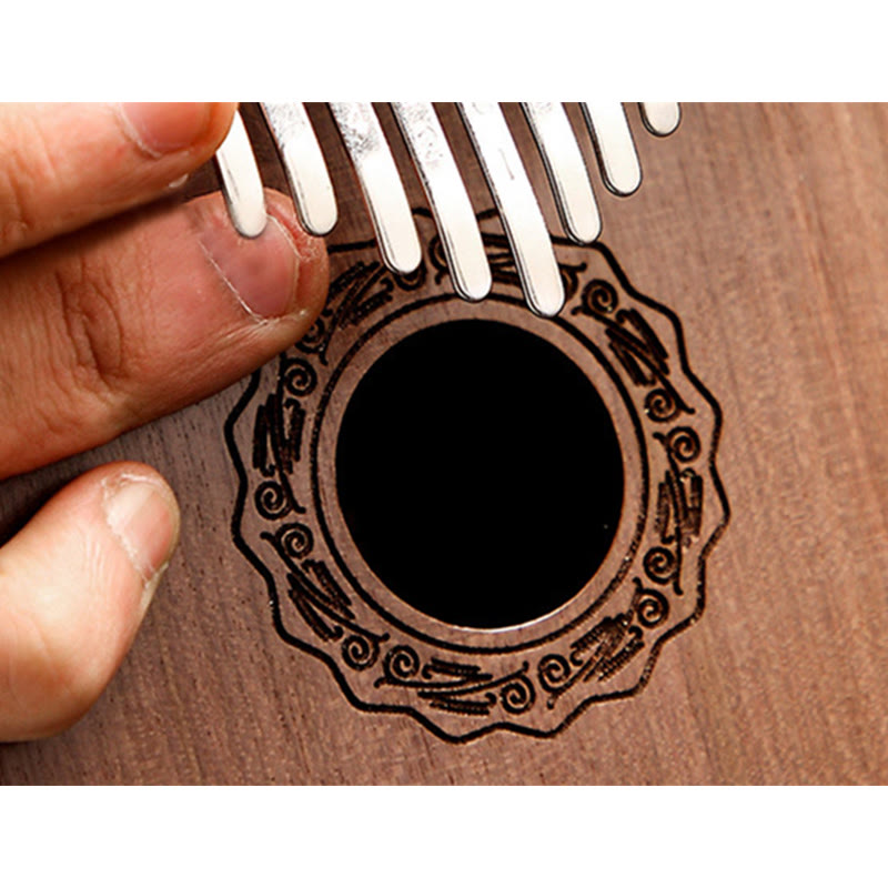 17 Keys Mahogany Wood Meditation Kalimba Thumb Piano
