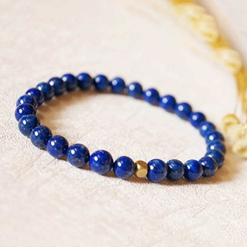 4mm Lazurite Bracelet for Self Care Practice