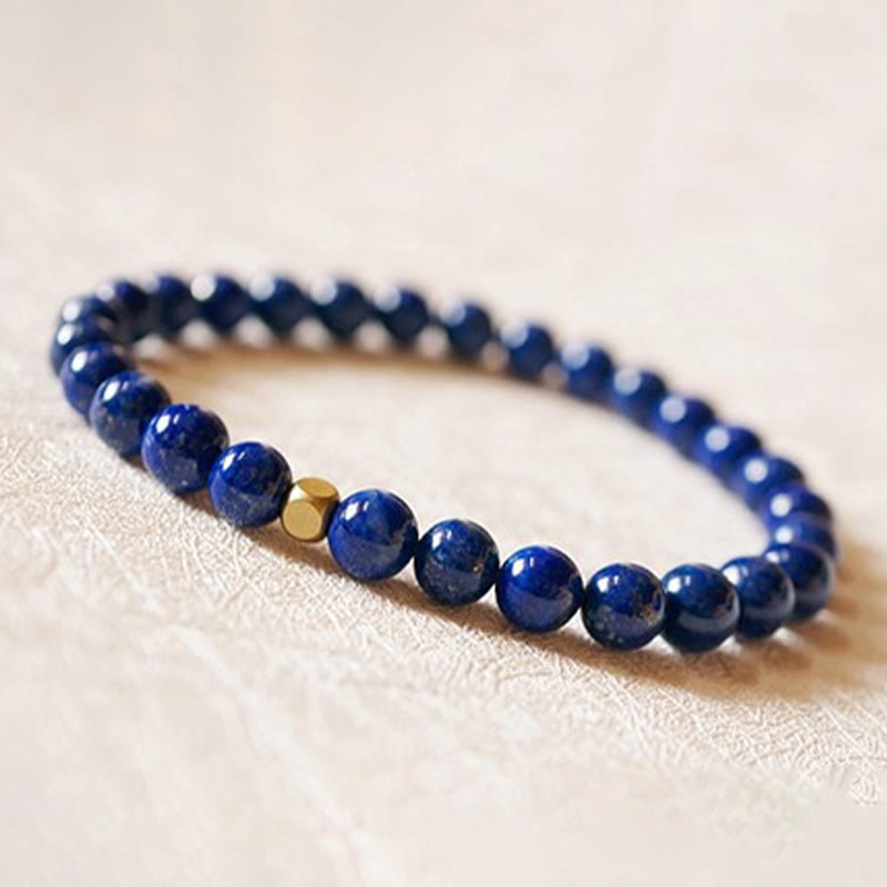 4mm Lazurite Bracelet for Self Care Practice