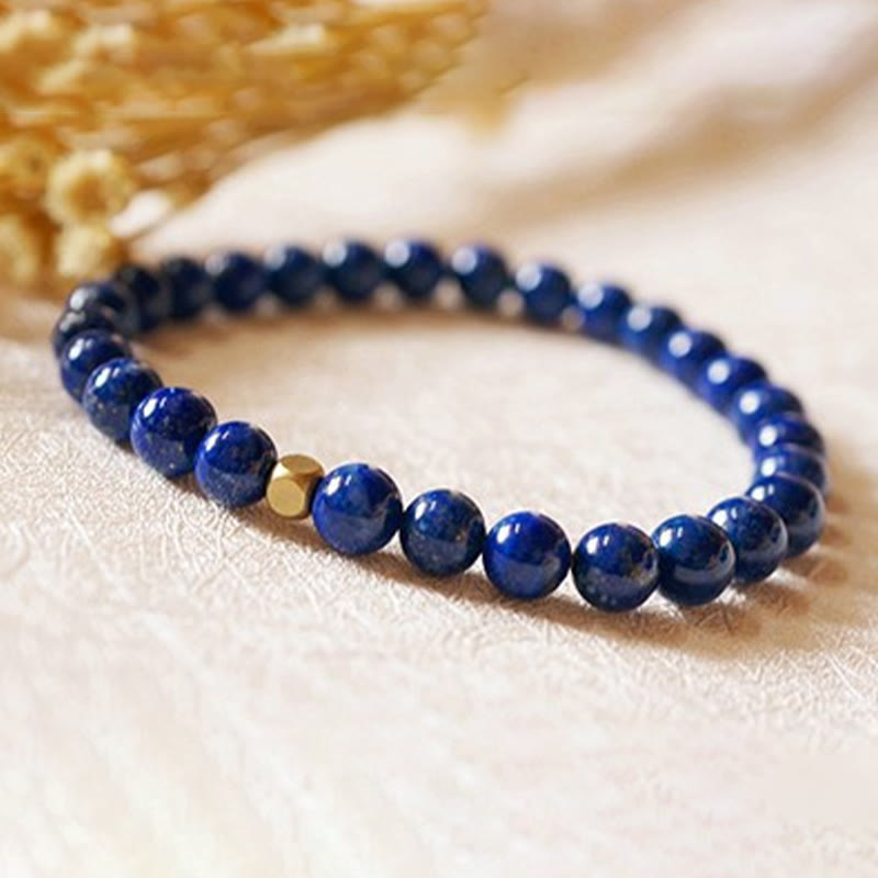 4mm Lazurite Bracelet for Self Care Practice