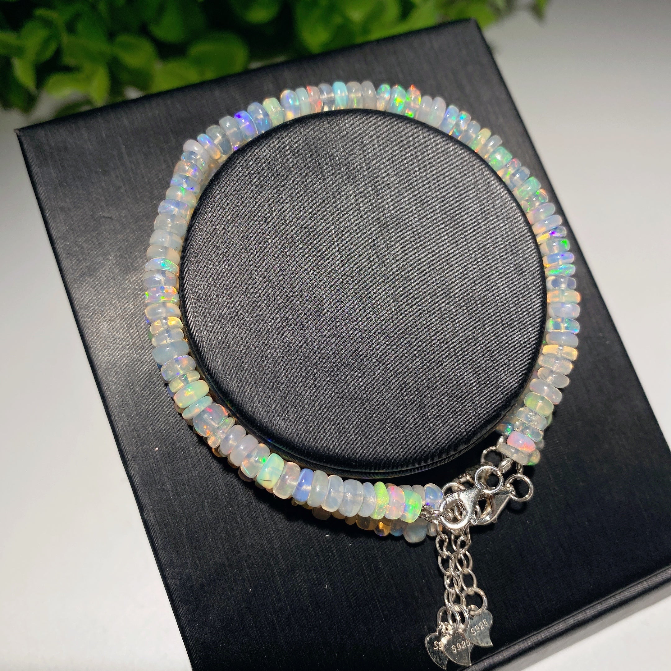 4mm Rainbow Opal Spiritual Healing Bracelet