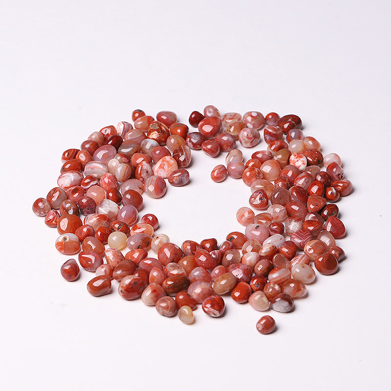5-10mm Carnelian Chips Tumbled Stones for Healing