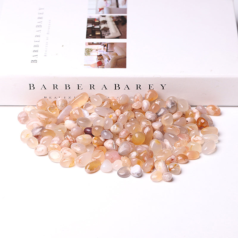 5-10mm Flower Agate Chips for Healing & Jewelry