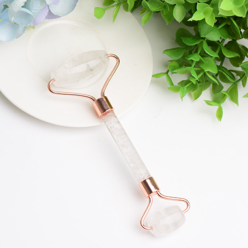 5.6 Inch Crystal Facial Roller for Healing & Massage