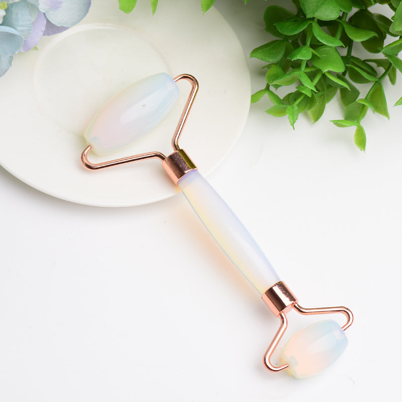 5.6 Inch Crystal Facial Roller for Healing & Massage