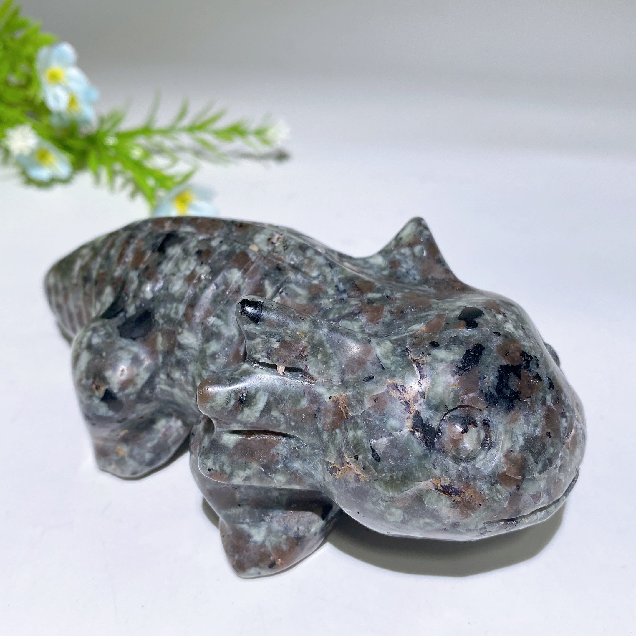 5.6 inch Yooperlite Salamander Crystal Figurine
