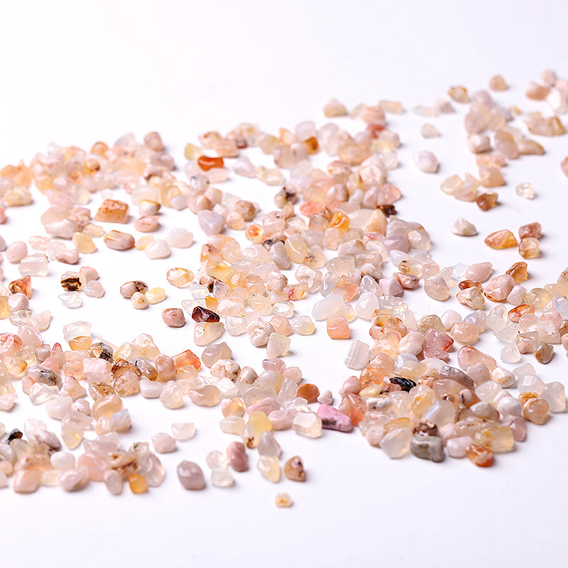 5-7mm High Quality Flower Agate Tumbled Stones for Healing