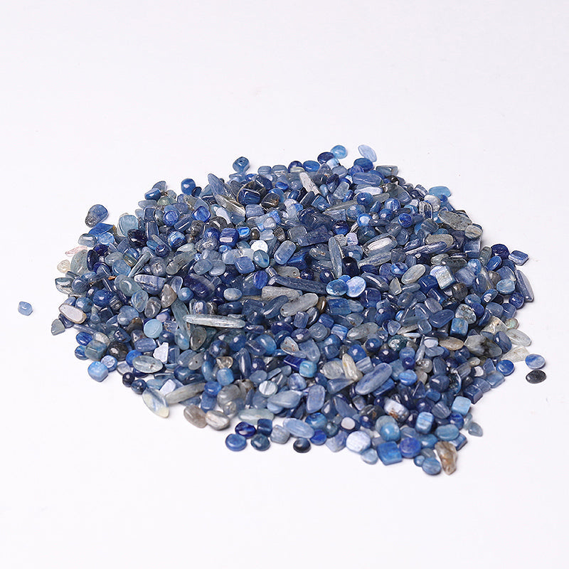 5-7mm Natural Blue Kyanite Tumbled Stones