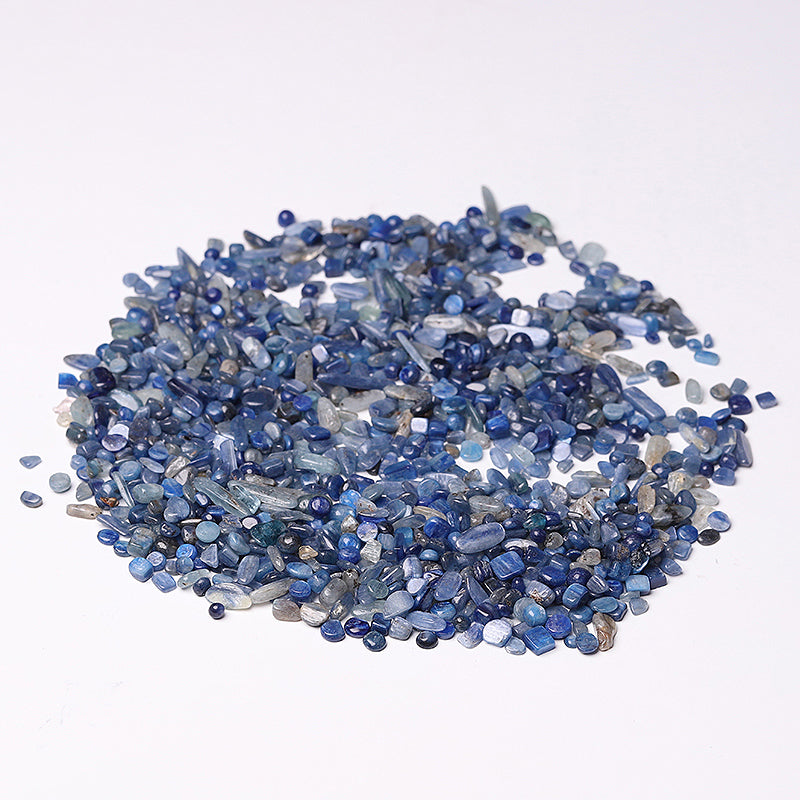 5-7mm Natural Blue Kyanite Tumbled Stones