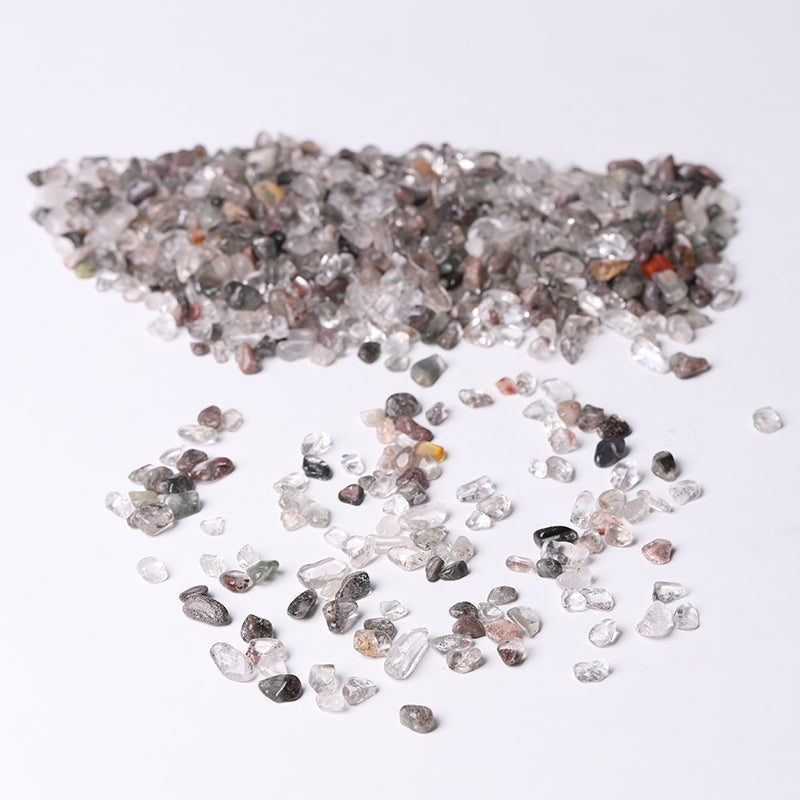 5-7mm Natural Garden Quartz Healing Tumbled Stones
