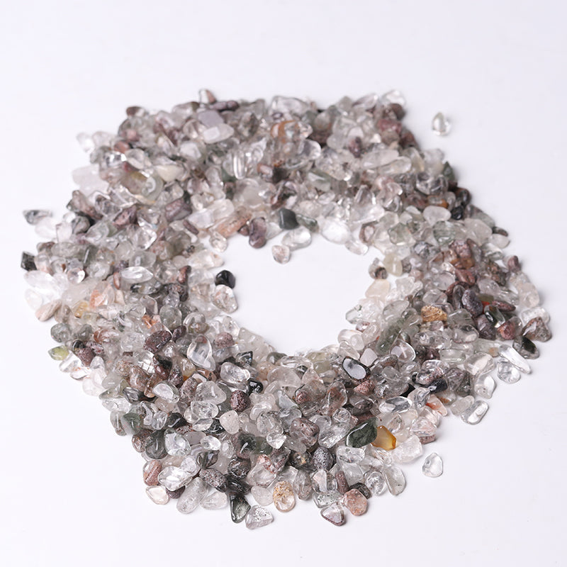 5-7mm Natural Garden Quartz Healing Tumbled Stones