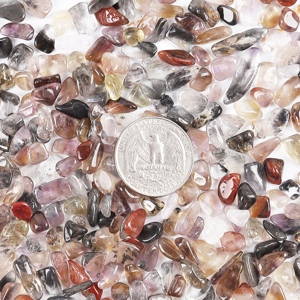 5-7mm Natural Mixed Crystal Chips for Healing and Decoration
