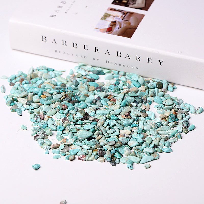 5-7mm Natural Turquoise Chips Raw Crystals for Healing