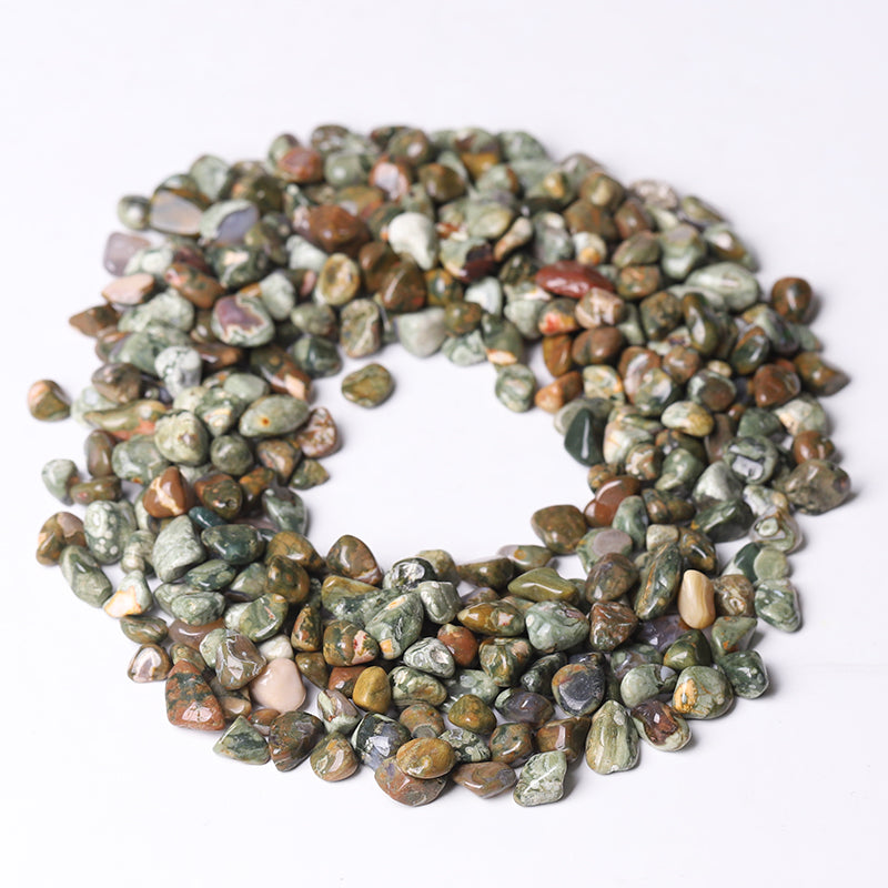 5-7mm Rainforest Jasper Healing Chips for Peace & Rituals