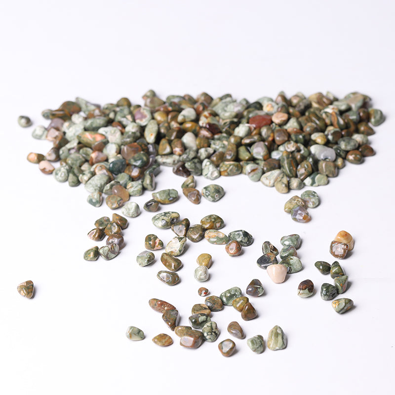 5-7mm Rainforest Jasper Healing Chips for Peace & Rituals