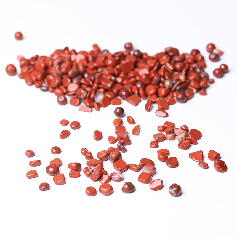 5-7mm Red Jasper Healing Crystal Chips for Energy Balance