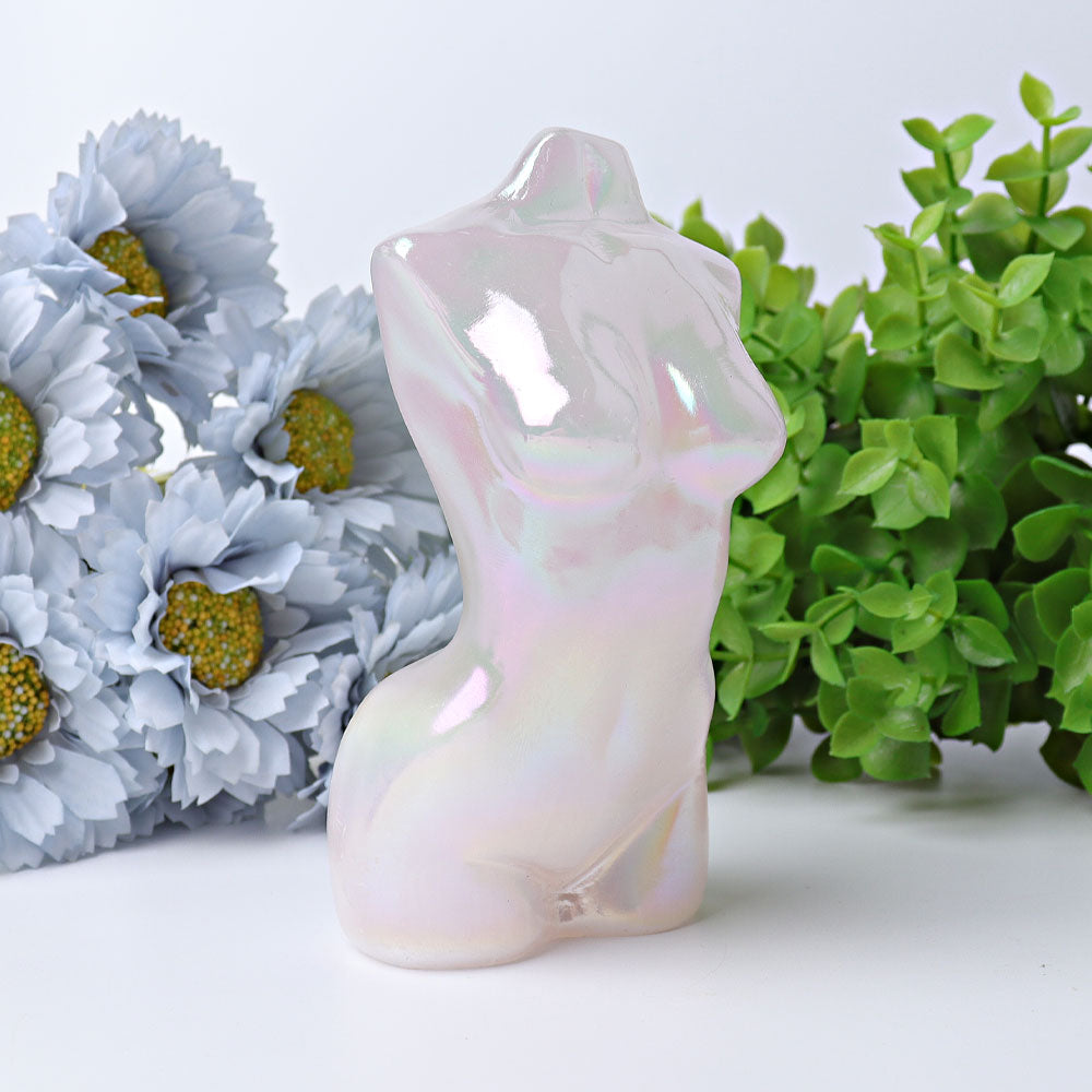 5-Inch Aura Angel Crystal Carving Healing Statue