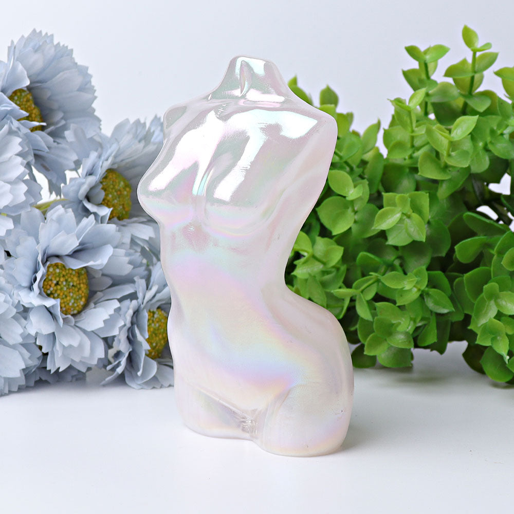 5-Inch Aura Angel Crystal Carving Healing Statue