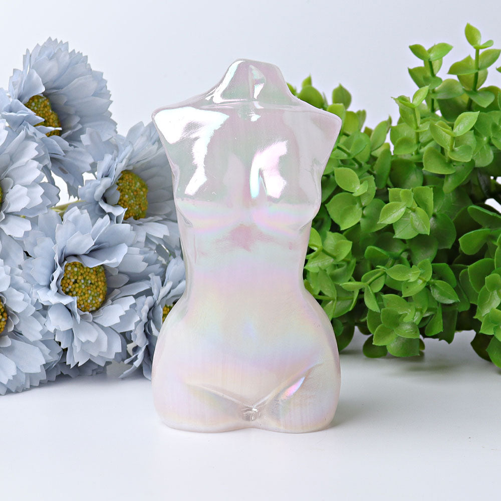 5-Inch Aura Angel Crystal Carving Healing Statue