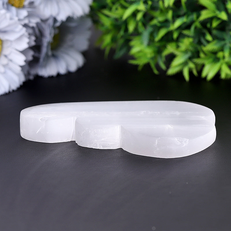 5 inch Selenite Cloud Carving for Meditation & Healing