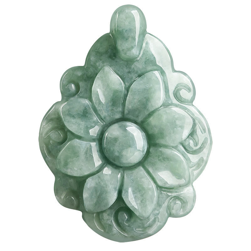 Natural Jade Luck Pendant Necklace | Prosperity & Abundance