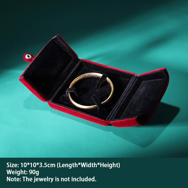 Flannel Jewelry Storage Box | Zen Decor Gift Organizer