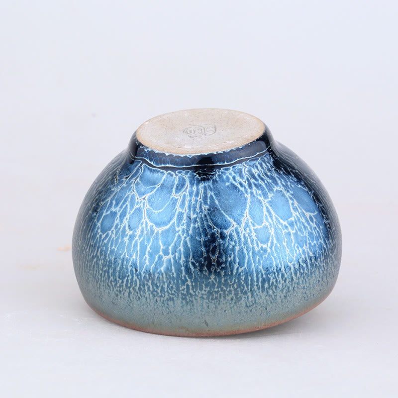 Handmade Dragon Scale Jian Zhan Ceramic Tea Cup 7.6cm