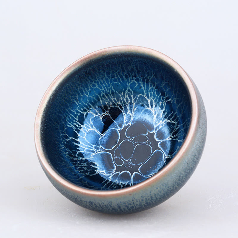 Handmade Dragon Scale Jian Zhan Ceramic Tea Cup 7.6cm