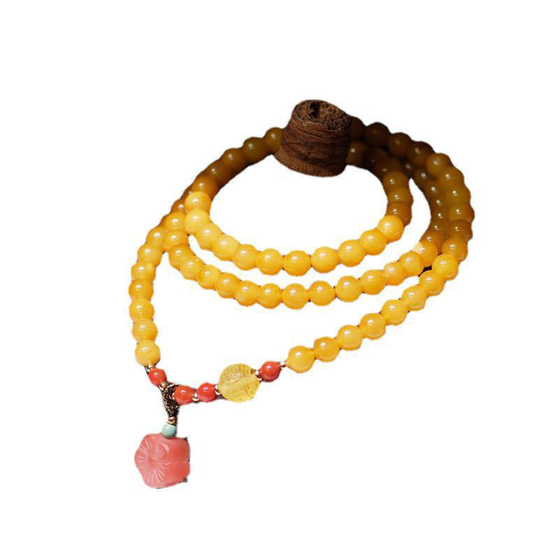 Amber Healing Balance Bracelet & Necklace | Healing Energy Set