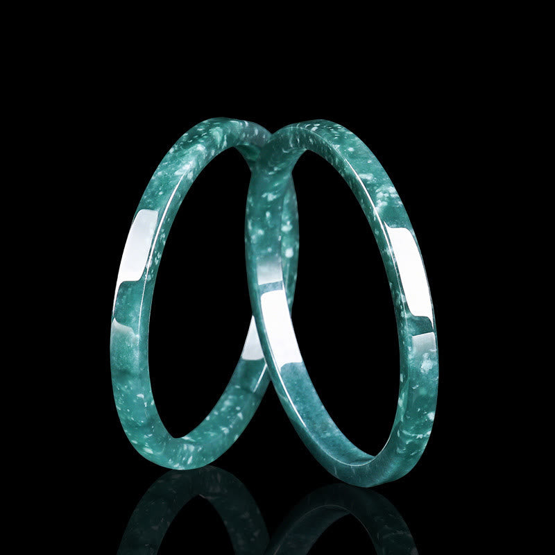 54mm Natural Jade Abundance Bracelet for Prosperity