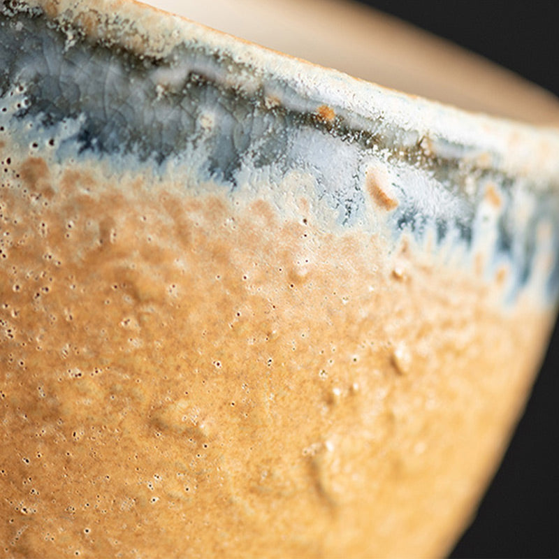 250ml Sunflower Kiln Change Ceramic Zen Coffee Mug