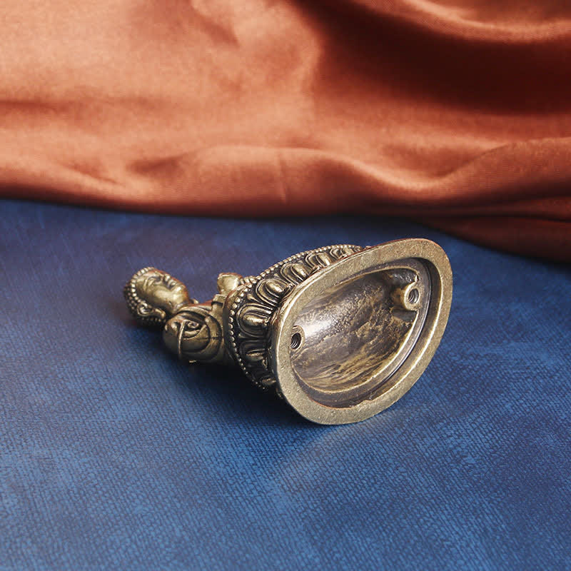 Tathagata Copper Buddha Statue 49x63mm Serenity Decoration