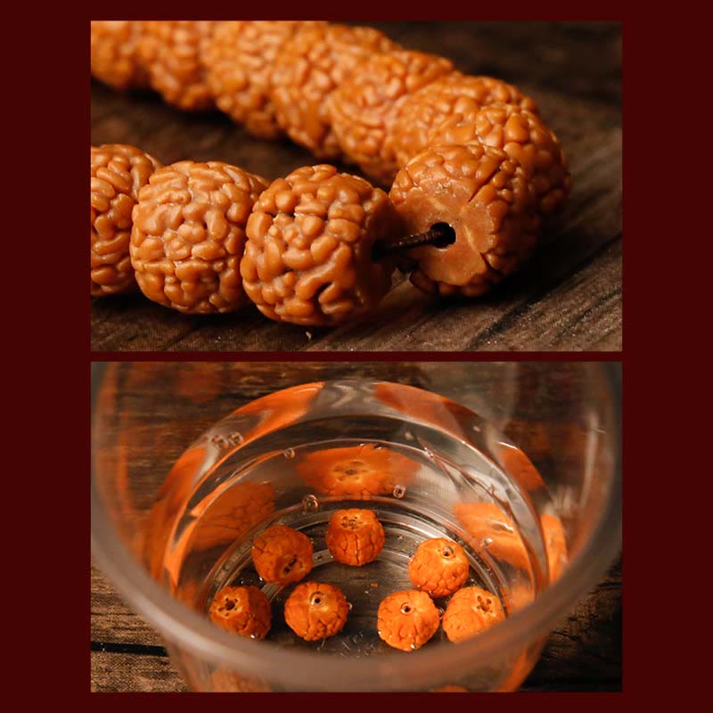 Tibet 108 Beads Bodhi Seed Zodiac Charm Mala Bracelet