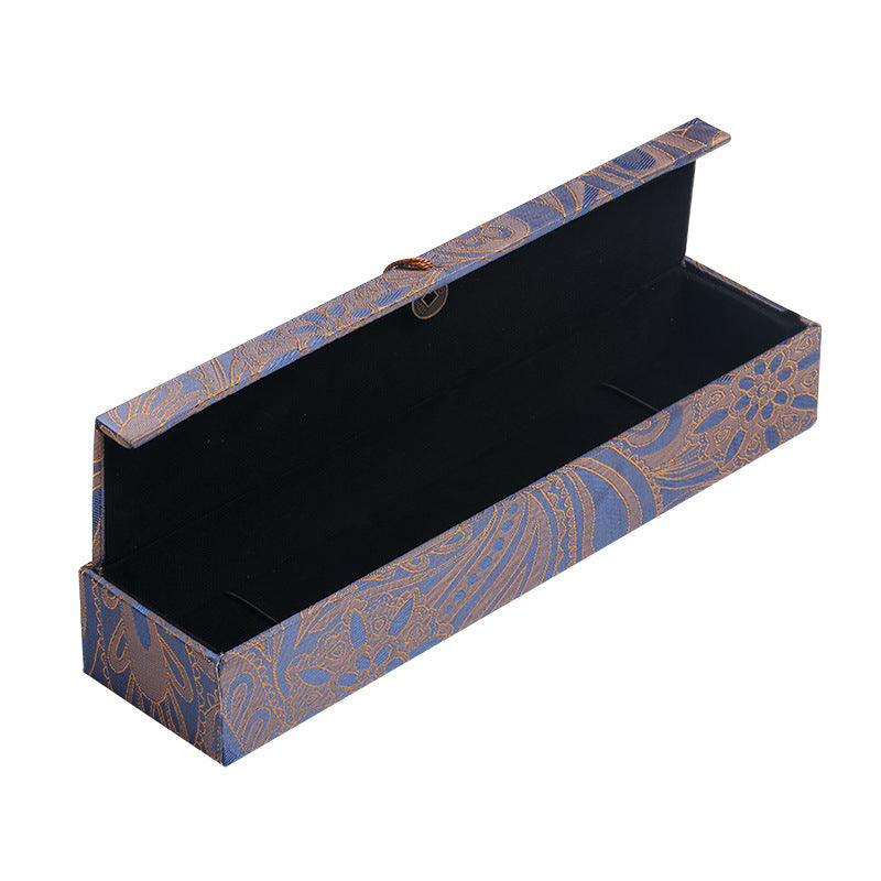 Blue Jewelry Storage Box for Spiritual Malas & Necklaces