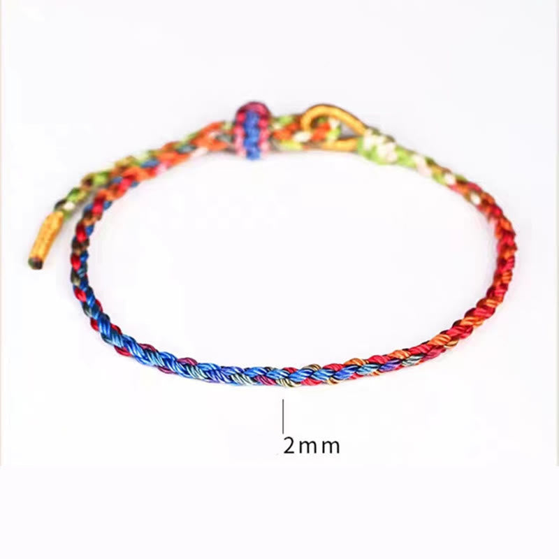Handcrafted Colorful Rope Red String Bracelet for Luck & Protection