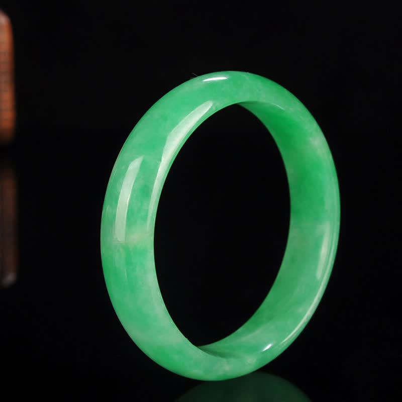 Jade Bangle Bracelet 58mm for Abundance & Protection